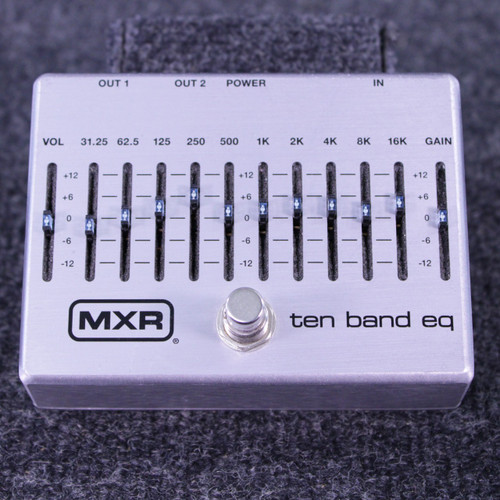 Vist Large View of Product Image Which is Used MXR 10 BAND EQ M108 W/WR/BOX EQ Pedal