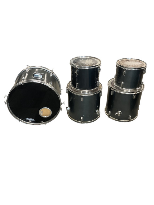 Vist Large View of Product Image Which is Used 5 PIECE SHELL UNBRANDED Drum Shell Kit Black