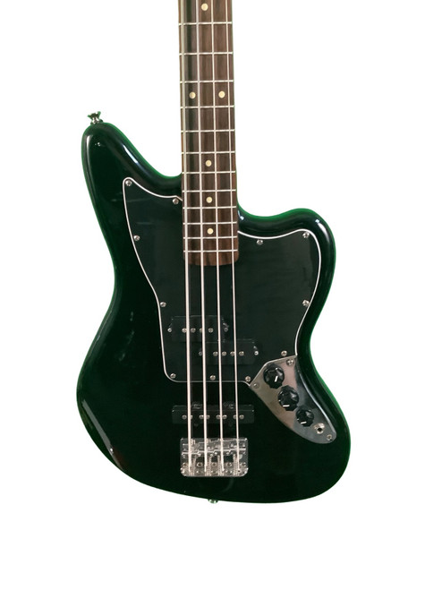 Vist Large View of Product Image Which is Used Squier JAGUAR BASS J Type Bass Guitar Black 4-String