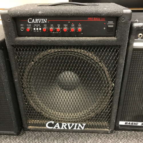 Vist Large View of Product Image Which is Used Carvin PRO BASS 100 1 x 10 Solid State Amplifier 1 x 10