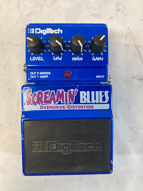 Vist Large View of Product Image Which is Used Digitech SCREAMIN BLUES Overdrive Pedal