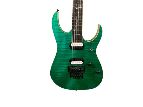 Vist Large View of Product Image Which is Used Ibanez J CUSTOM RG8520 GE S Type Electric Guitar Green 6-String