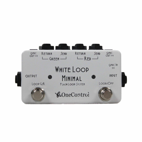 Vist Large View of Product Image Which is Used One Control WHITE LOOP MINIMAL Bypass Looper
