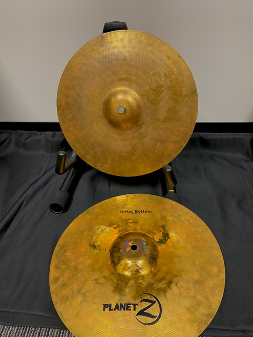 Vist Large View of Product Image Which is Used Planet Z HI HAT 14 Hi Hat Cymbals 14"