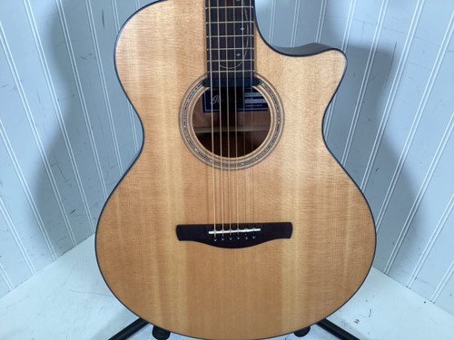 Vist Large View of Product Image Which is Used Ibanez AE275BT Laminate Top Acoustic Guitar Natural