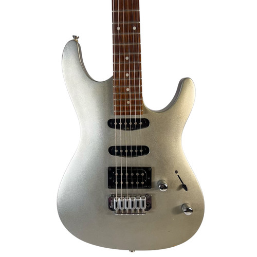 Vist Large View of Product Image Which is Used Ibanez GIO GSA60 - Silver/Gray