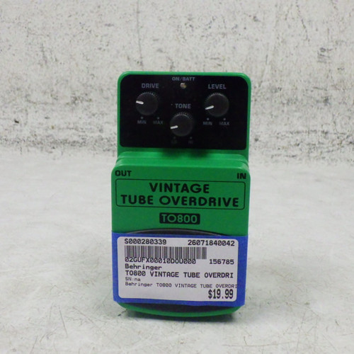 Vist Large View of Product Image Which is Used Behringer TO800 Vintage Tube Overdrive  