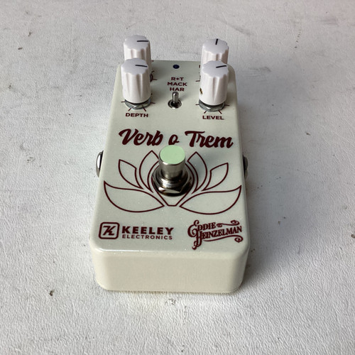 Vist Large View of Product Image Which is Used Keeley VERB O TREM Reverb Pedal
