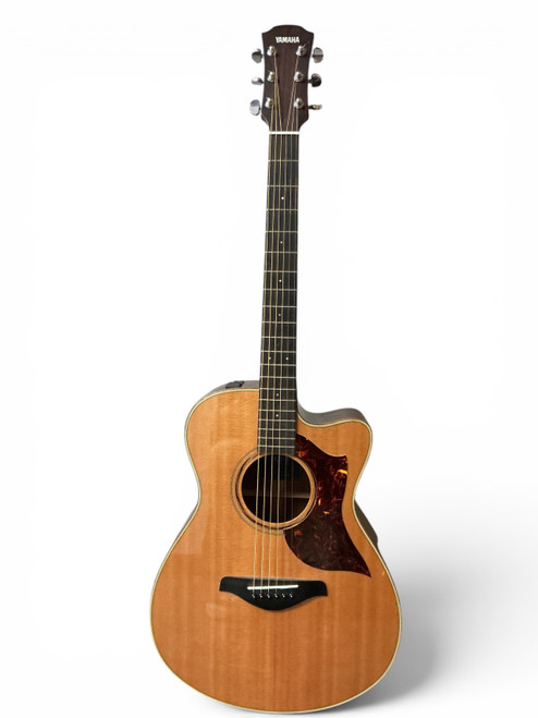 Vist Large View of Product Image Which is Used Yamaha AC3M Solid Top Acoustic Guitar Natural