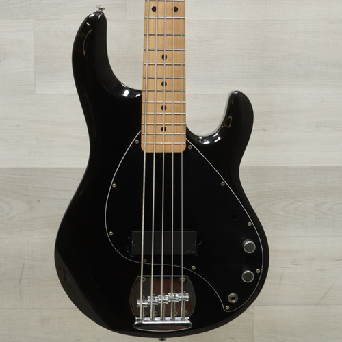 Vist Large View of Product Image Which is Used Sterling By Ernie Ball Sub Stingray RAY5 Bass Guitar Black