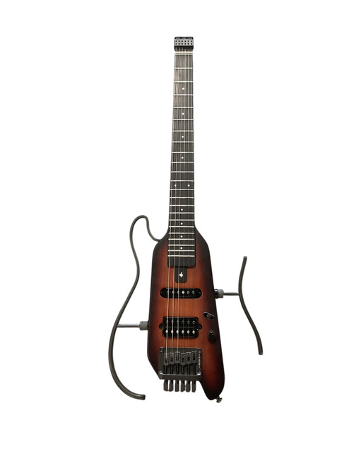 Vist Large View of Product Image Which is Used Donner HUSH-X Electric Guitar Sunburst 6-String