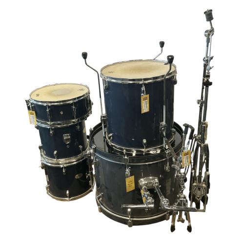 Vist Large View of Product Image Which is Used Pearl 5PC FORUM SERIES W/HDWR Drum Shells and Hardware Blue