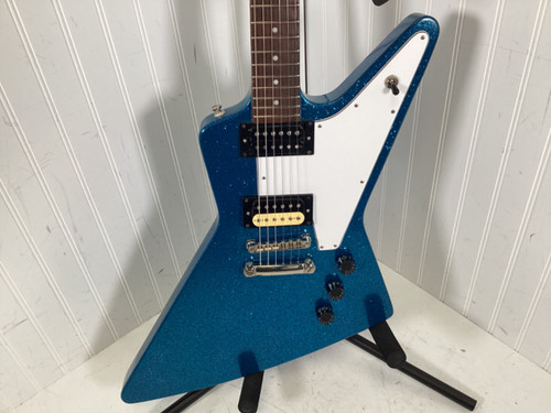 Vist Large View of Product Image Which is Used Epiphone EXPLORER BRUNSWICK BLUE Pointy Electric Guitar Blue 6-String