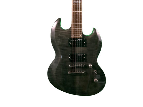 Vist Large View of Product Image Which is Used LTD VIPER 100FM SG Type Electric Guitar Black 6-String