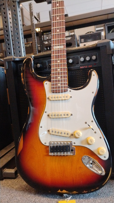 Vist Large View of Product Image Which is Used LTD ST-203 S Type Electric Guitar Tobacco Sunburst 6-String