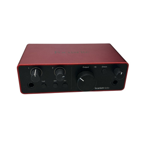 Vist Large View of Product Image Which is Used Focusrite SCARLETT SOLO 4TH GEN Computer Interface 1 A/D Recording Inputs