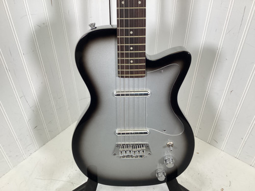 Vist Large View of Product Image Which is Used Silvertone 1303 U2 IN BLACK Electric Guitar Silver/Gray 6-String