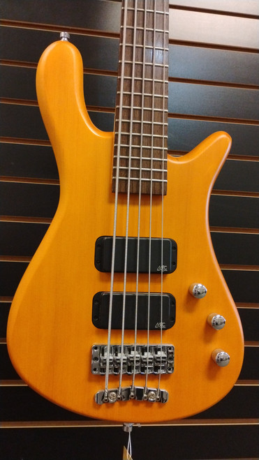 Vist Large View of Product Image Which is Used Warwick ROCKBASS STREAMER Modern Metal Bass Guitar Orange 5-String