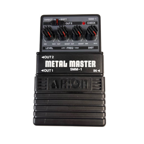 Vist Large View of Product Image Which is Used Arion Metal Master SMM-1 Distortion Guitar Effects Pedal