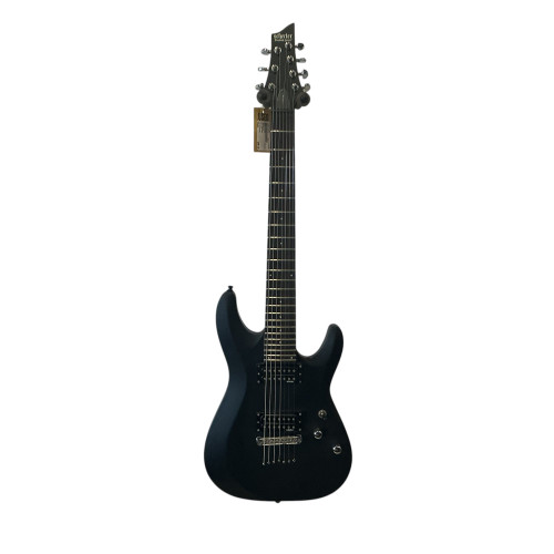 Vist Large View of Product Image Which is Used Schecter C-7 DELUXE Modern Metal Electric Guitar Black 7-String