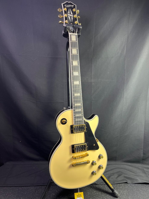 Vist Large View of Product Image Which is Used Epiphone LES PAUL CUSTOM AS IS LP Type Electric Guitar Natural 6-String