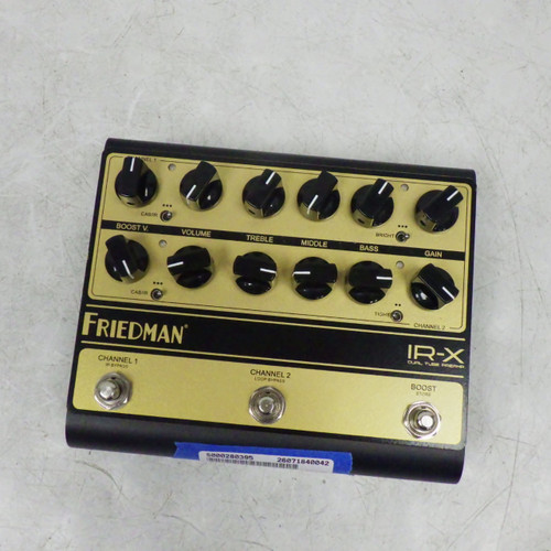 Vist Large View of Product Image Which is Used Friedman IR-X DUAL Tube Preamp IR Cab Pedal