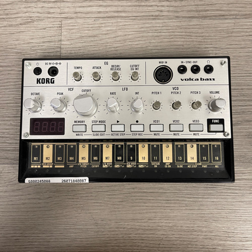 Vist Large View of Product Image Which is Used Korg VOLCA BASS W/AC Compact Synthesizer Compact