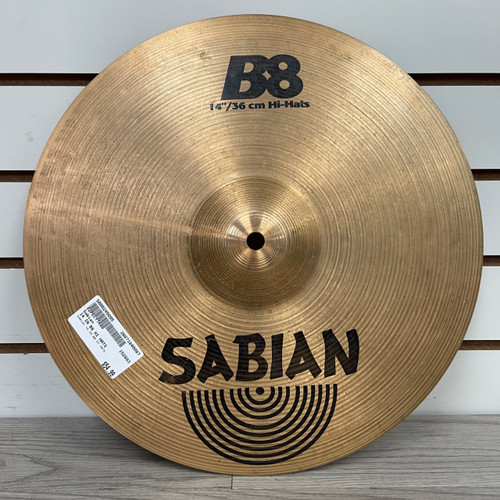 Vist Large View of Product Image Which is Used Sabian 14 IN B8 HI HATS Hi Hat Cymbals 14"