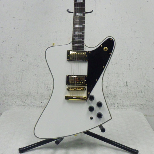 Vist Large View of Product Image Which is Used Firefly Elite Tbird Offset Double Cutaway Electric Guitar White 6-String