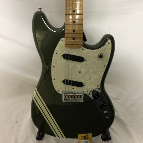 Vist Large View of Product Image Which is Used Fender PLAYER MUSTANG Electric Guitar Green 6-String