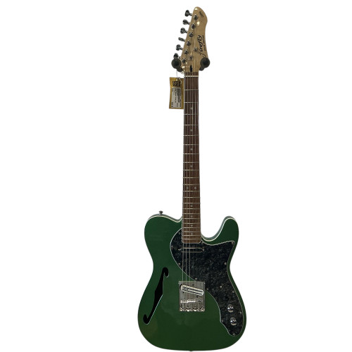 Vist Large View of Product Image Which is Used Firefly PURE SERIES THINLINE T Type Electric Guitar Green 6-String