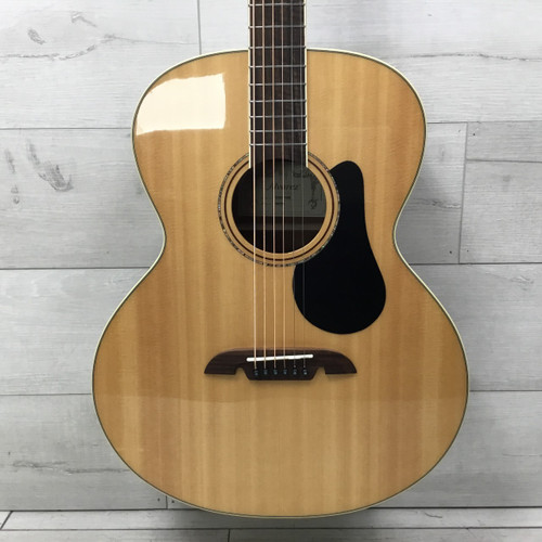 Vist Large View of Product Image Which is Used Alvarez ABT60 Baritone Solid Top Acoustic Guitar Natural