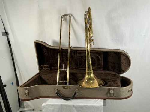 Vist Large View of Product Image Which is Used Conn 70H BASS TROMBONE 1950S Vintage Tigger Trombone