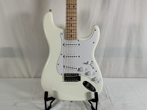 Vist Large View of Product Image Which is Used Squier STRATOCASTER S Type Electric Guitar White 6-String