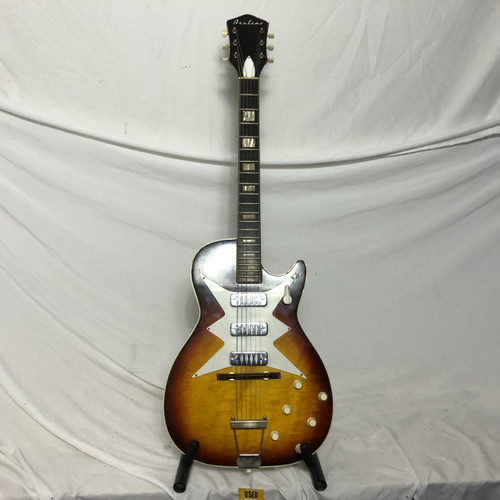 Vist Large View of Product Image Which is Used Airline ROY SMECK 7209 Vintage Semi-Hollow Electric Guitar Sunburst 6-String