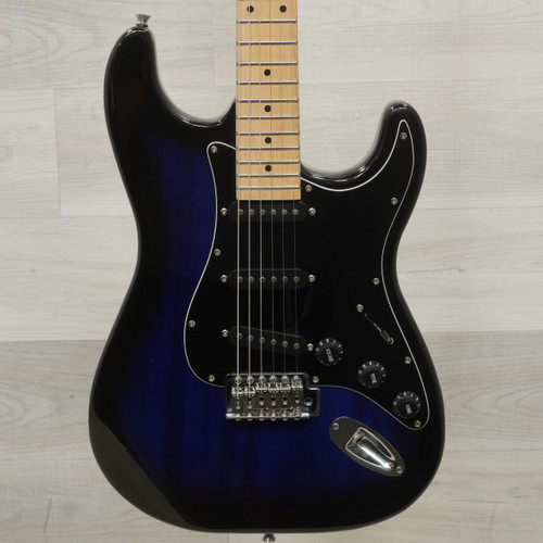 Vist Large View of Product Image Which is Used Glarry Gst Electric Guitar Blue