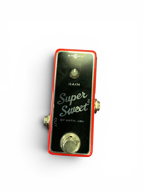Vist Large View of Product Image Which is Used Xotic SUPER SWEET CLEAN BOOSTER Boost Pedal