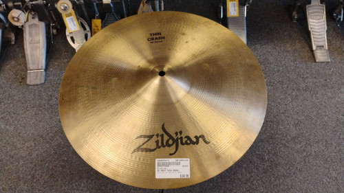 Vist Large View of Product Image Which is Used Zildjian 16 INCH THIN CRASH Crash Cymbal 16"