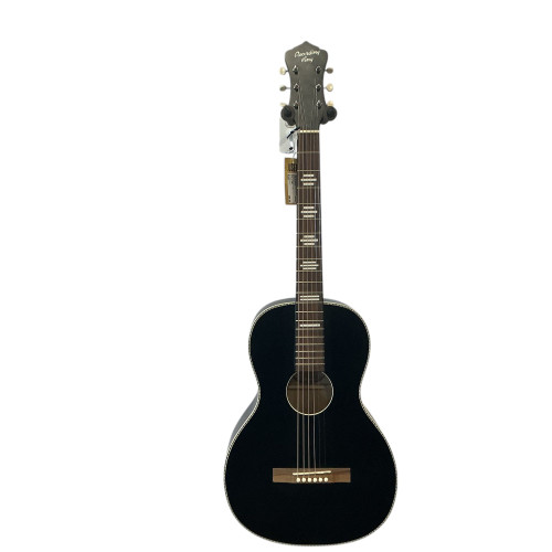 Vist Large View of Product Image Which is Used Recording King RPS-7-MBK Laminate Top Acoustic Guitar Black