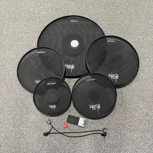 Vist Large View of Product Image Which is Used RTOM BLACK HOLE Mesh Practice Drum Head Set