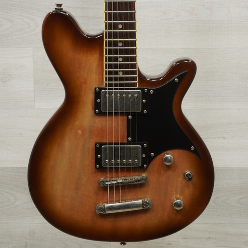 Vist Large View of Product Image Which is Used Hutchins Fenton Double Cut Electric Guitar Sunburst
