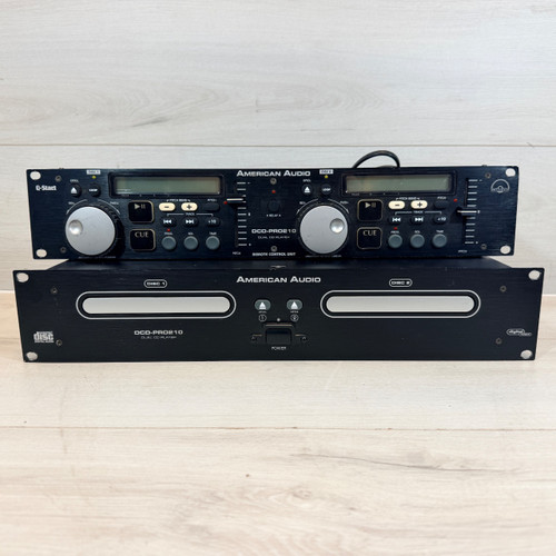 Vist Large View of Product Image Which is Used American Audio DCD-PRO210 DUAL CD PLAYER Pro Sound Product