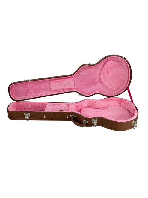 Vist Large View of Product Image Which is Used Epiphone Hardshell Les Paul -BROWN/PINK Electric Guitar Case 