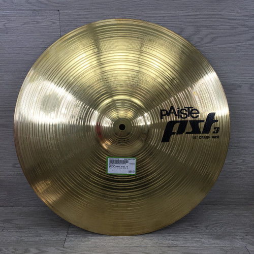 Vist Large View of Product Image Which is Used Paiste PST 3 CRASH RIDE 18 Crash Cymbal 18"