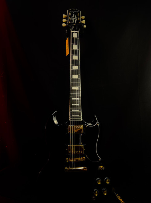 Vist Large View of Product Image Which is Used Epiphone SG CUSTOM 2024 SG Type Electric Guitar Black 6-String