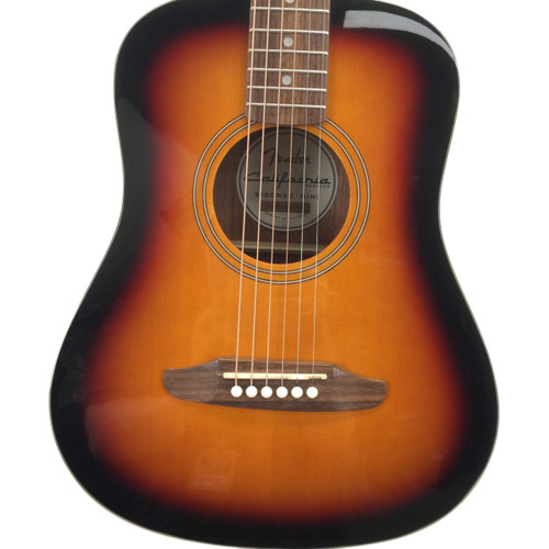 Vist Large View of Product Image Which is Used Fender Redondo Mini Acoustic Guitar Sunburst