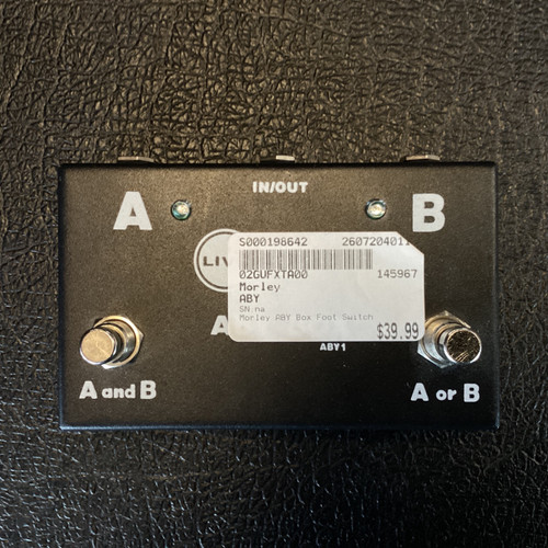 Vist Large View of Product Image Which is Used Morley ABY Switch Pedal