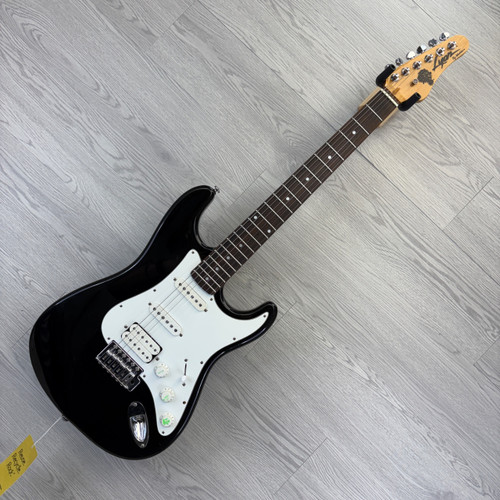 Vist Large View of Product Image Which is Used Lyon LE20 HSS S-TYPE S Type Electric Guitar Black 6-String