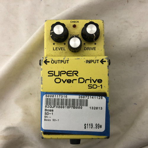 Vist Large View of Product Image Which is Used Boss SD-1 Distortion Pedal
