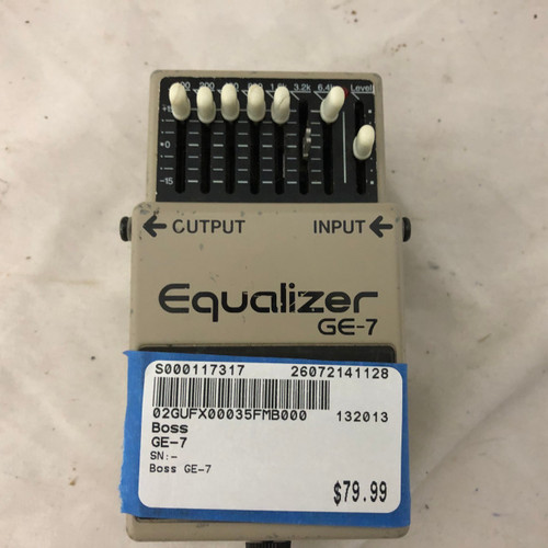 Vist Large View of Product Image Which is Used Boss GE-7 EQ Pedal